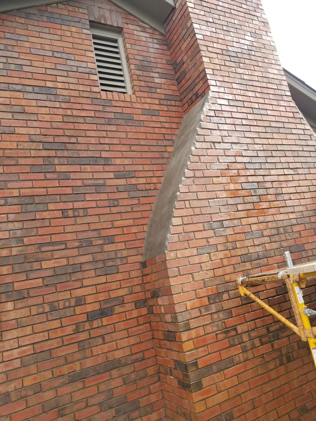 Brick chimney mortar repair and tuckpointing by Kkam Construction Indianapolis, IN
